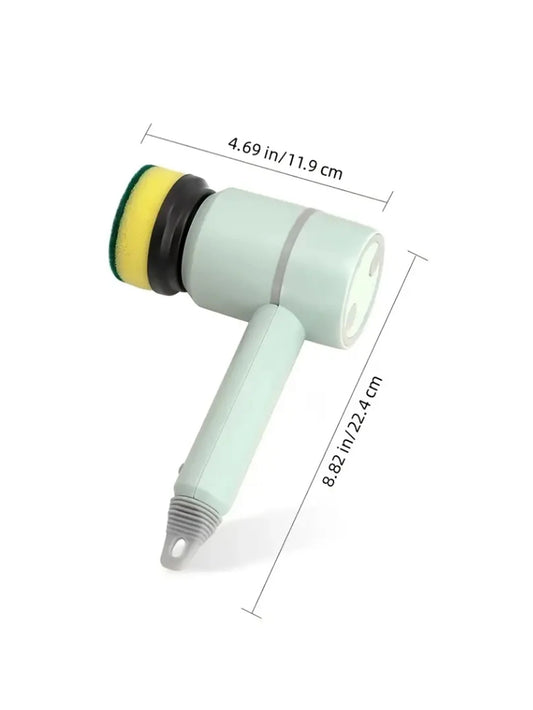 Brosse électrique OLOEY 3-en-1 : Nettoyeur puissant sans fil avec têtes rotatives, conçu pour le nettoyage en profondeur de la cuisine et le maintien à la main.